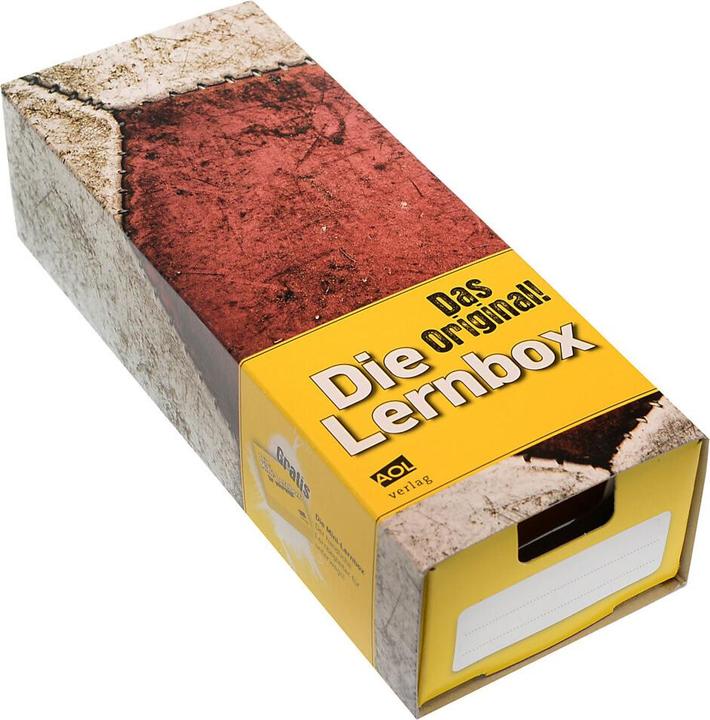 Actual product image The learning box (DIN A8) - Design: Football