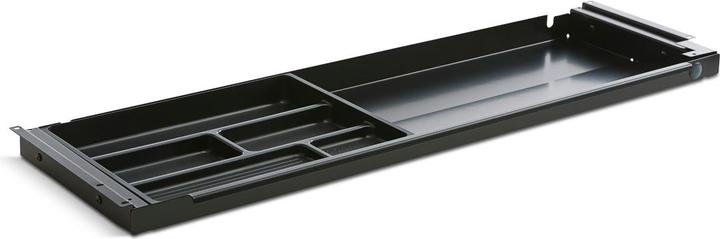 Produktbild TecLines TUS001B Untertisch Schublade mit Kunststoffeinsatz L, schwarz