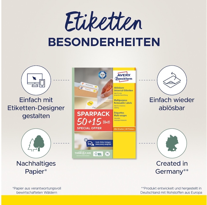 Productafbeelding Avery Universele etiketten