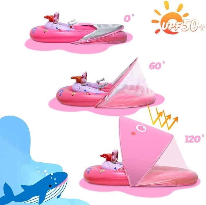 Actual product image Activity Board Swim ring baby UPF50+