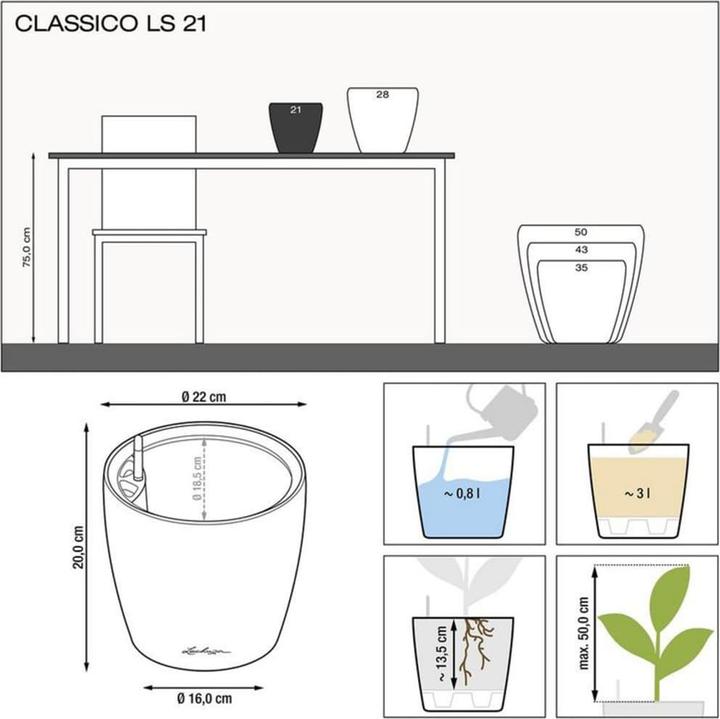 Image du produit Lechuza Classico (22 x 20 cm)