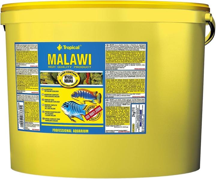 Produktbild Tropical Malawi - food for aquarium fish - 11000 ml/2000 g (Barsch, 11000 ml)
