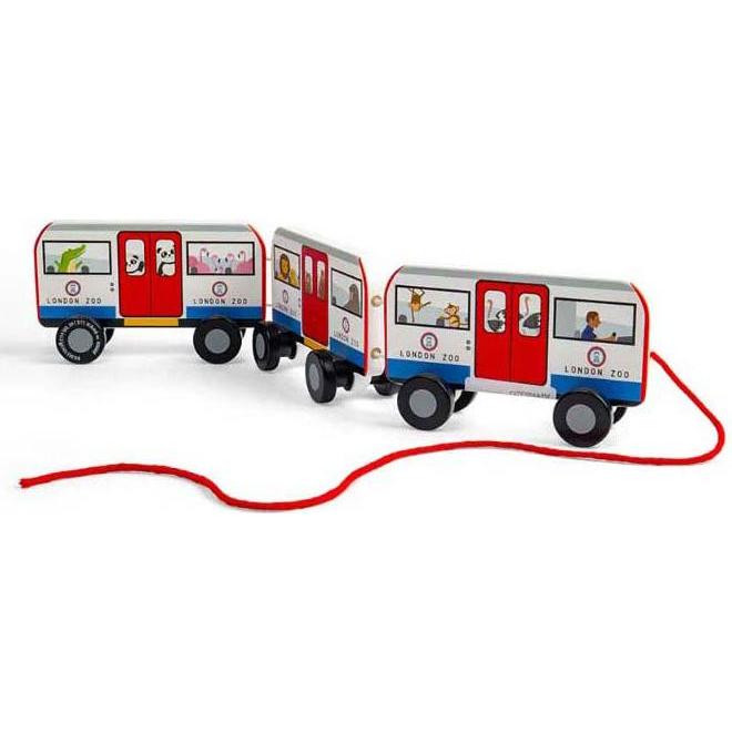 Bigjigs Londoner Zugbus aus Holz