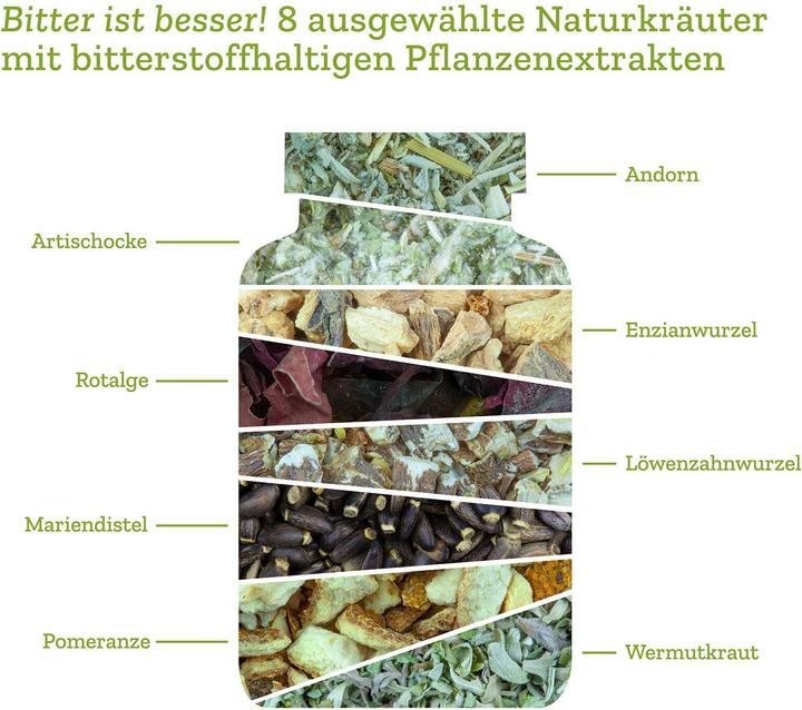 Produktbild Bitterliebe Wertvolle Bitterstoffe (90 Stk., Kapseln, 206 g)