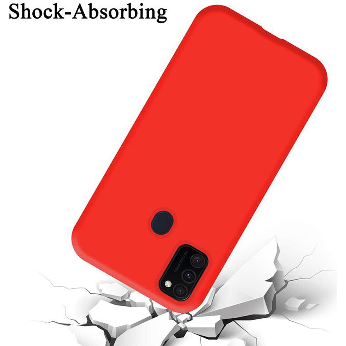 Thumbnail - Cadorabo TPU Liquid Silicone Case Cover (Samsung Galaxy M30s), Smartphone Hülle, Rot