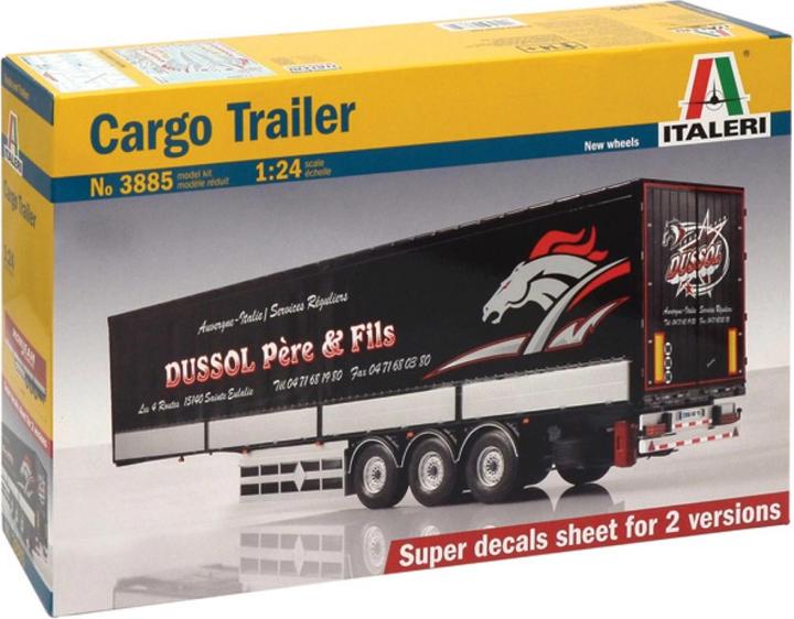 Actual product image Italeri Cargo Trailer 3-axle semi-trailer
