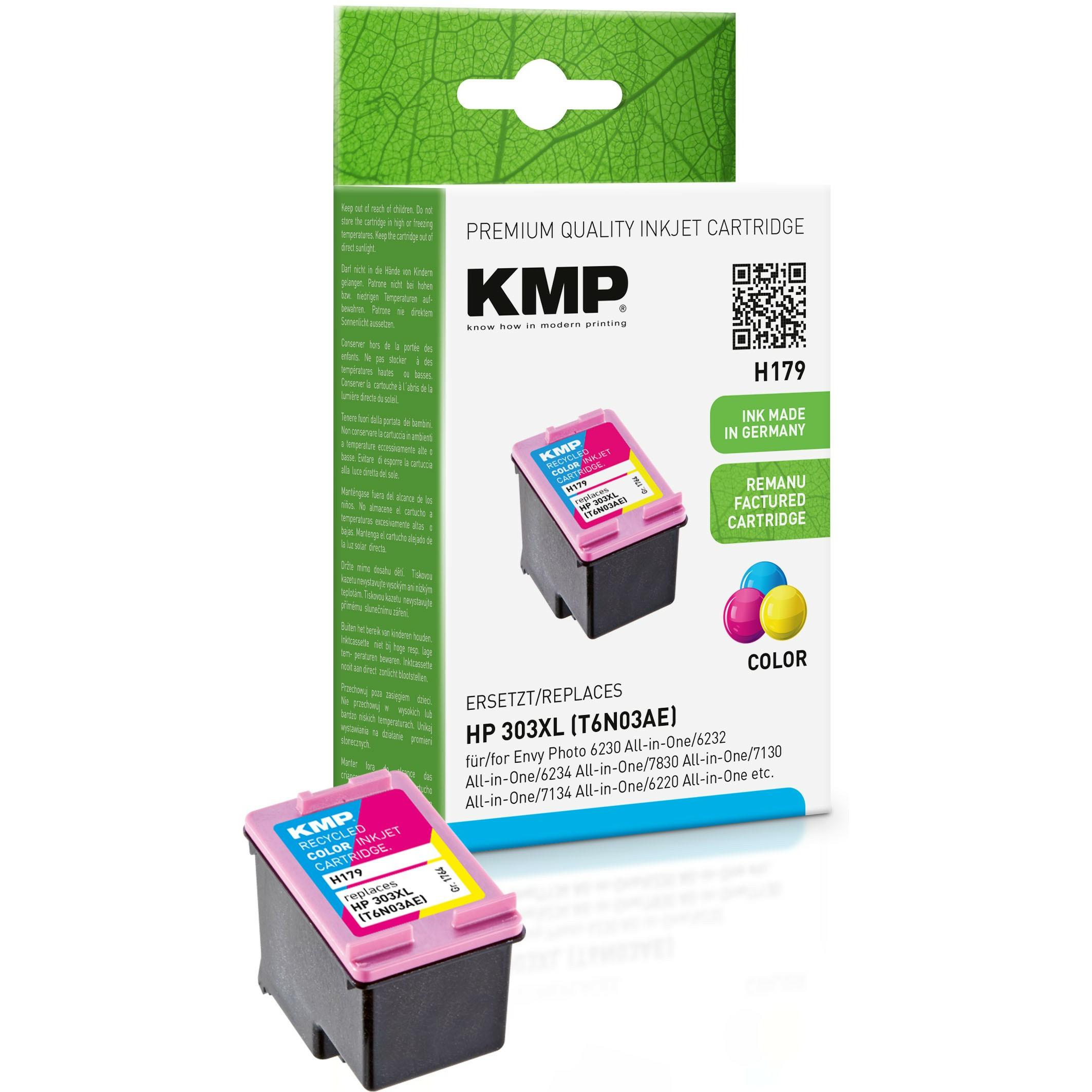 KMP, Druckerpatrone, H179 (M, C, Y)