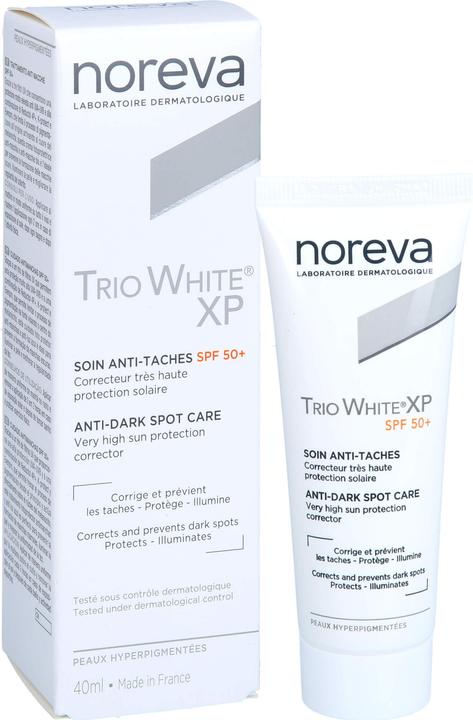 Produktbild Noreva TRIO WHITE XP 50+ (Sonnencreme Gesicht, SPF 50, 40 ml, 64 g)