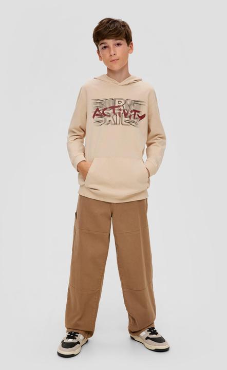 Produktbild s.Oliver T-Shirt Longsleeve mit Schriftprint (M)