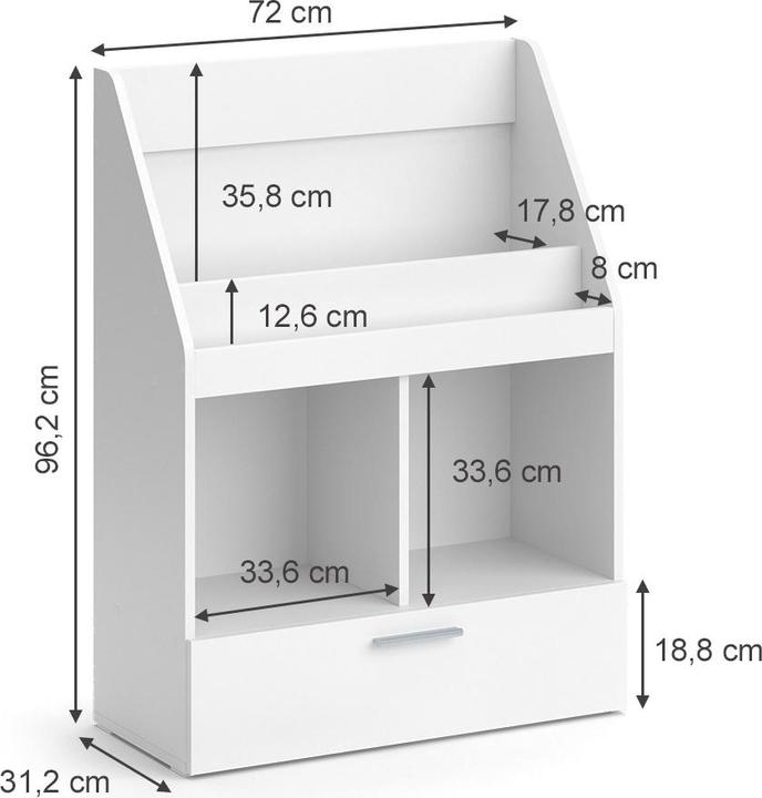 Produktbild Vicco Luigi (72 x 31 x 96 cm)