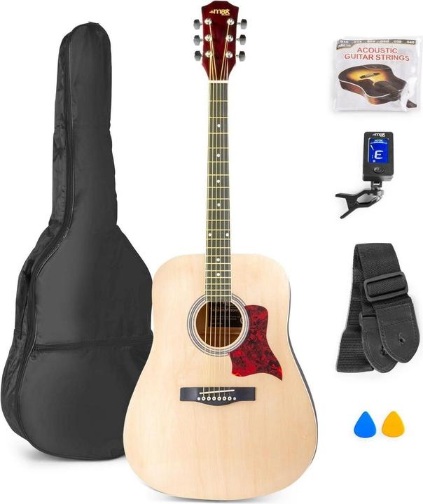 Image du produit Max Music Set Western Guitar SoloJam (Guitare acoustique, Palissandre, Tilleul)