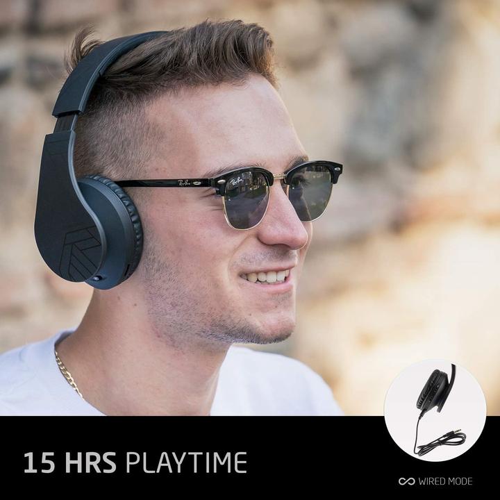 Actual product image PowerLocus Wireless Headphones P2 (black) (20 h, Wireless)