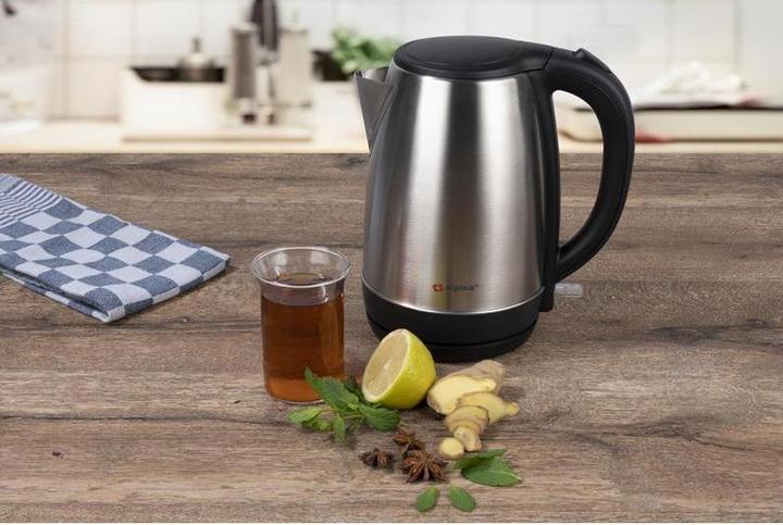 Actual product image alpina kettle 2200 W Silver (1.70 l)