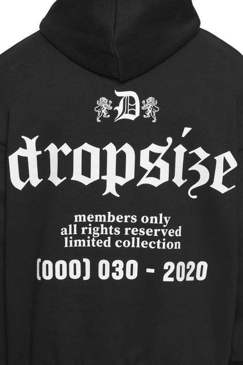 Produktbild Dropsize Heavy Oversize Number Hoodie - 138247 (S)