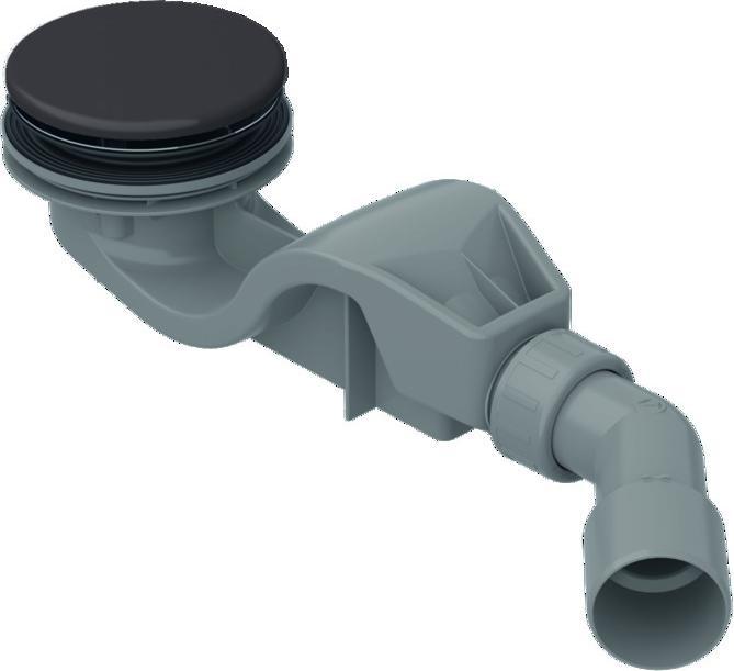 Actual product image Bette Solid 50 drain set, lateral 0.6 l/s (Drainage set)