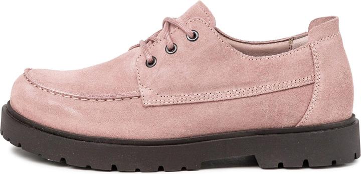 Birkenstock Highwood Moc Lace Low Suede Leather (Regular Fit) Pink Clay (39)