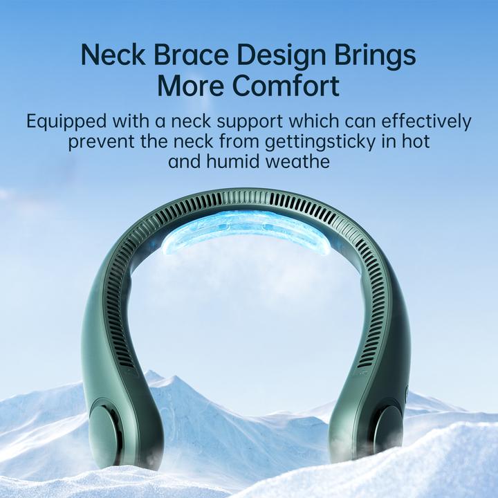Actual product image Jisulife Neck Fan Life4 green