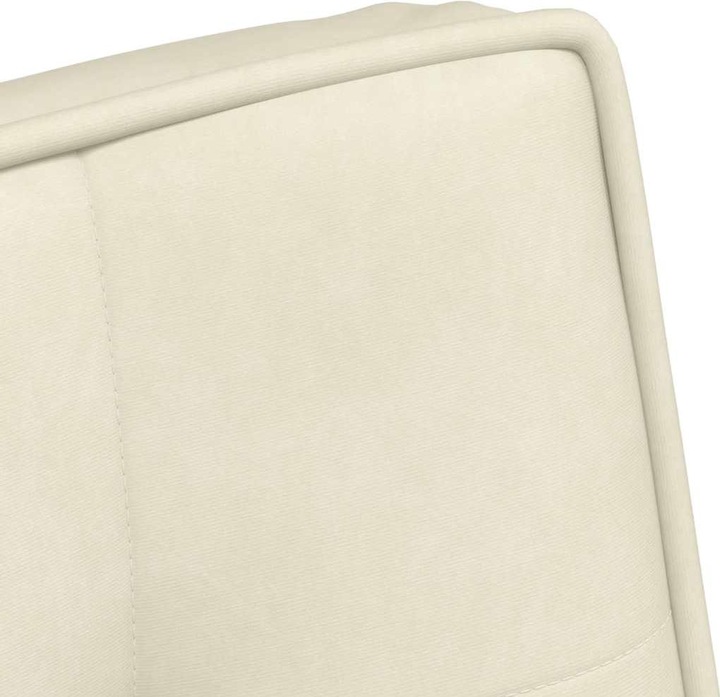 Immagine prodotto VidaXL Poltrona relax con sgabello poltrona in velluto crema poltrona con sgabello