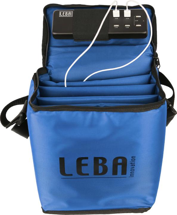 Leba NoteBag Blauw 5, USB-C (Schuko