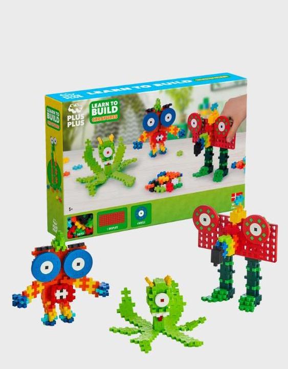 Actual product image Plus-Plus Creative building blocks aliens monsters
