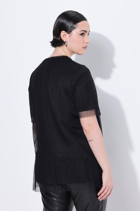Produktbild Ulla Popken T-Shirt, doppellagig, Classic Fit, Halbarm (58)