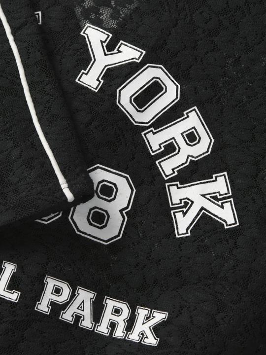 Produktbild JJXX Jxstine Lace Loose V Neck Tee Jrs Ln (XS)