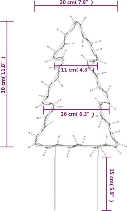 Image du produit vidaXL LED Weihnachtsbaum