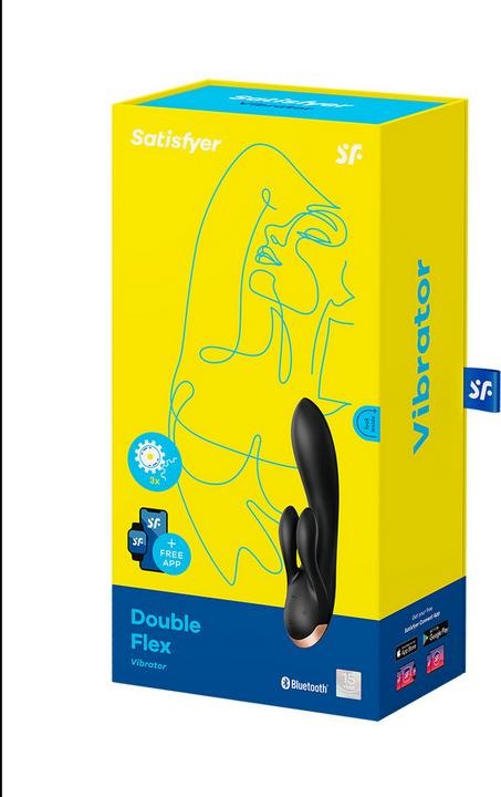 Actual product image Satisfyer Double Flex Rabbit Vibrator
