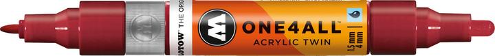 Produktbild Molotow Marqueur pour Maquettes - One4All Twin - Acrylique Bordeaux - 1,5/4mm - -086 - 15 cm (Burgundrot, 4 mm, 1 x)