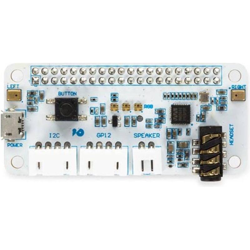 Thumbnail - Whadda Soundkarte ReSpeaker 2-Mics Pi HAT, Entwicklungsboard + Kit