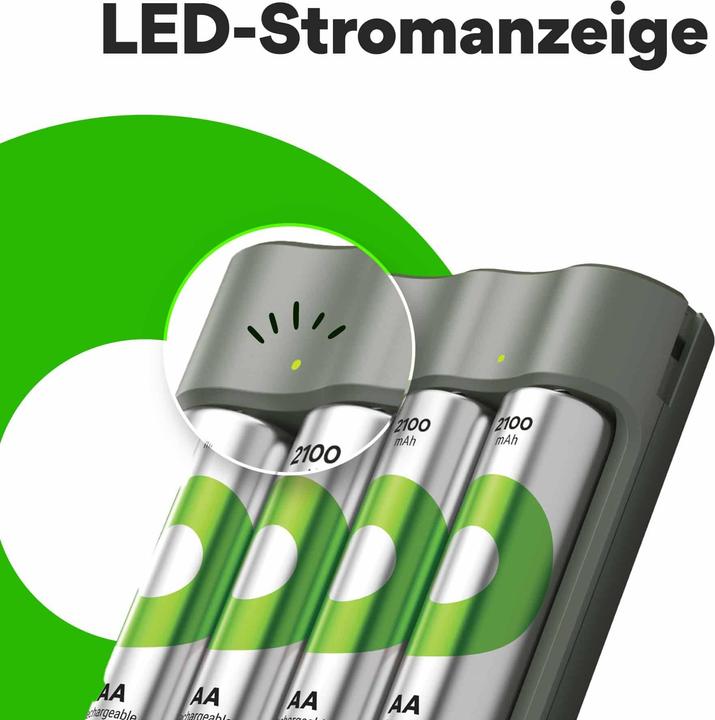 Actual product image GP Batteries Battery Recharger (1 pcs., AA, AAA)