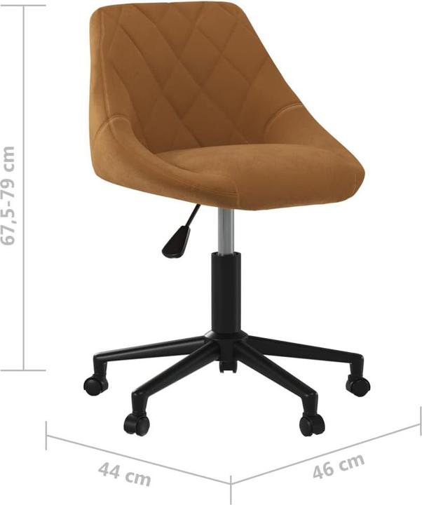 Produktbild vidaXL Drehbarer Bürostuhl