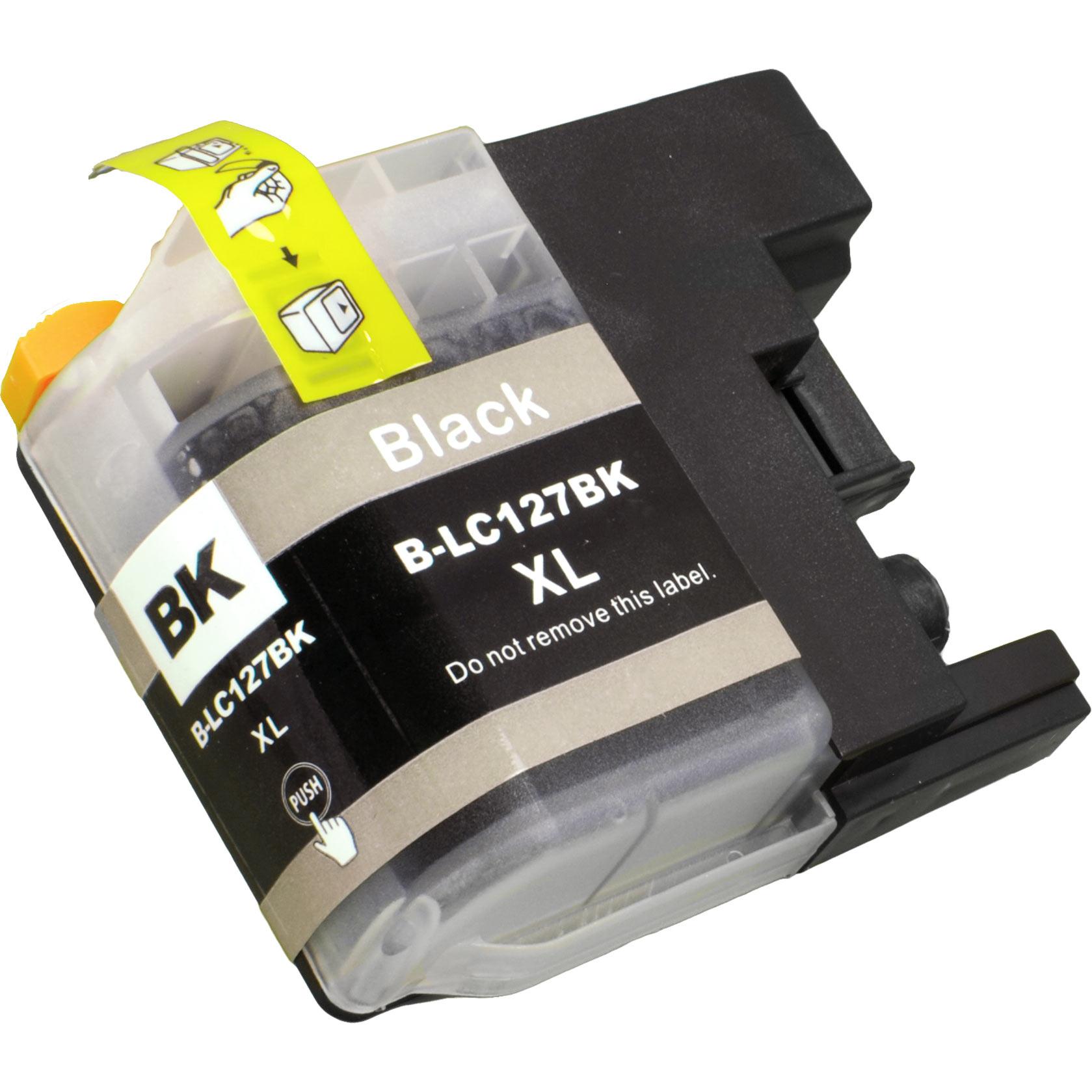 Thumbnail - Ampertec, Druckerpatrone, Tinte kompatibel mit Brother LC-127XLBK schwarz (BK)