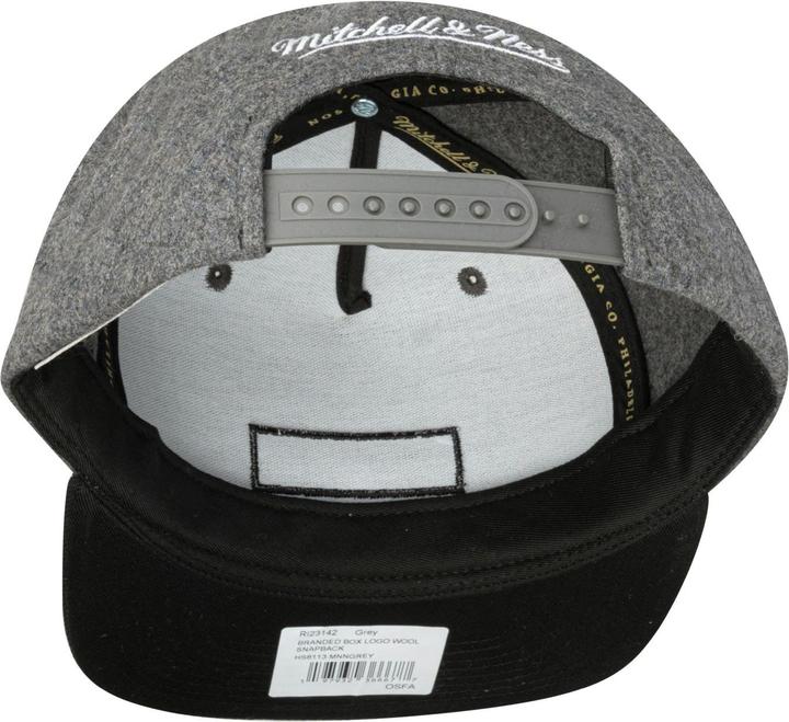 Produktbild Mitchell & Ness Snapback Cap - Wool Brand Logo Patch Grau