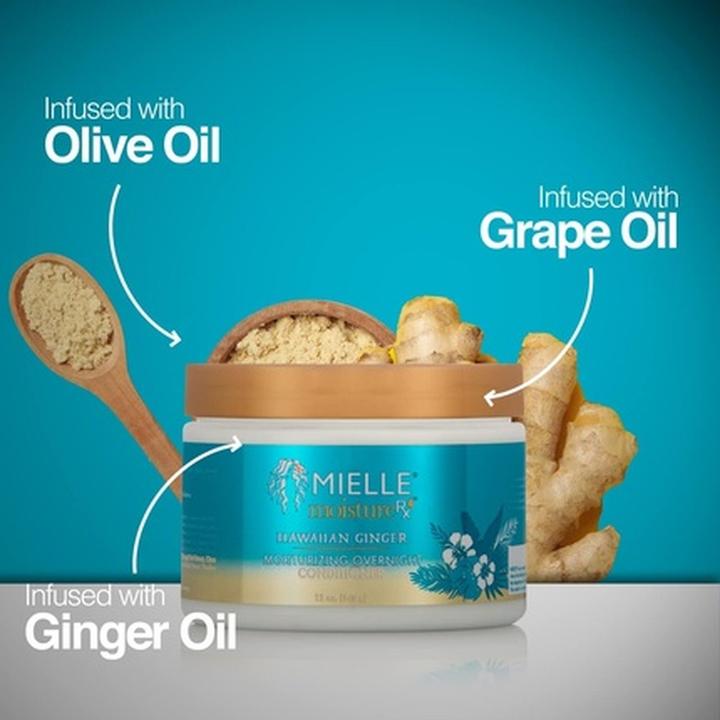 Image du produit Miele Après-shampooing Mielle Moisture RX Hawaiian Ginger Hydratant (340 ml)