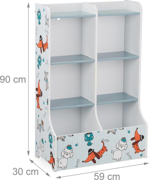 Produktbild Relaxdays Kinderregal (59 x 30 x 90 cm)