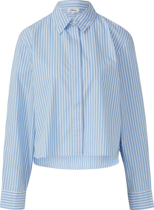 Immagine prodotto s.Oliver Bluse Gestreifte Popeline-Bluse im Boxy Fit (36)