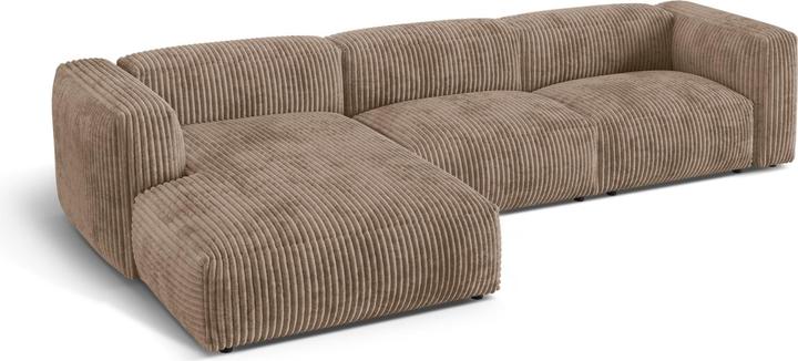 Image du produit Micadoni Canapé D'Angle Gauche Modulaire, "Martina", 3 Places, 332x176x75 Fabriqué en Europe (Canapé d'angle)