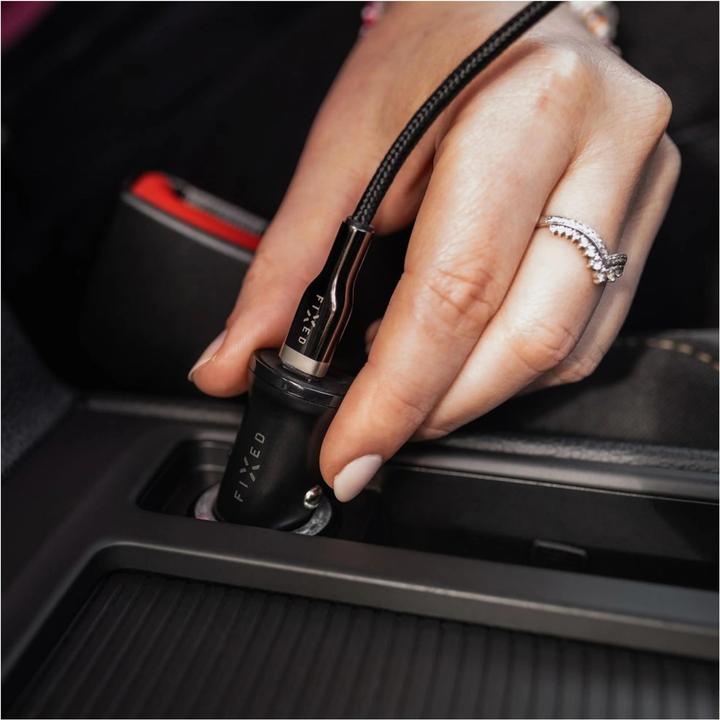 Produktbild Fixed USB-C/USB Car Charger 20W, Black