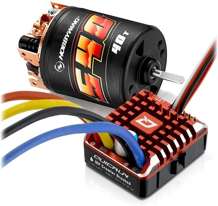 Produktbild Hobbywing Quicrun Brushed WP1080 Combo 540 40 Turn