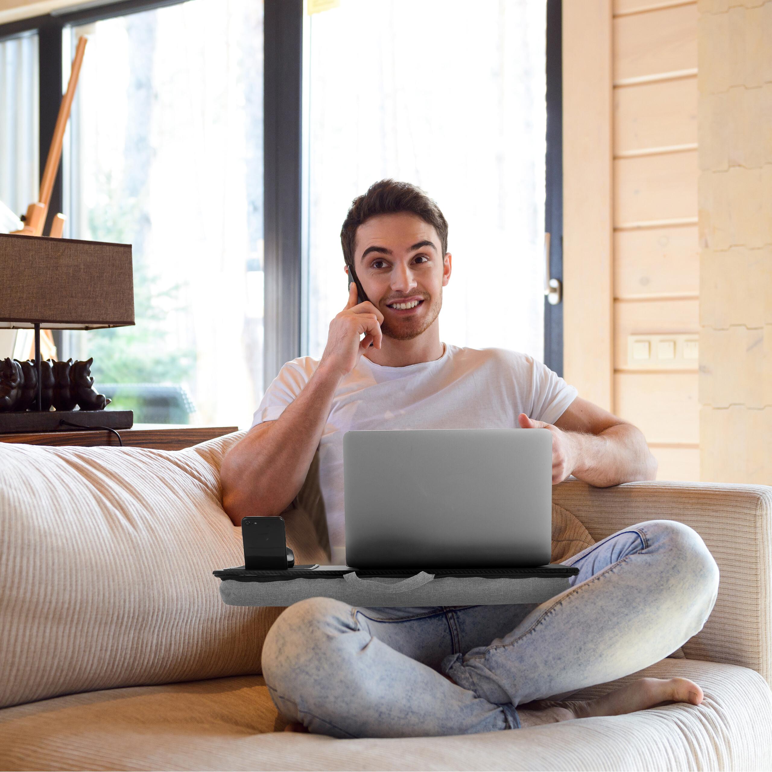 Thumbnail - Relaxdays Laptopkissen, Notebook Ständer, Schwarz