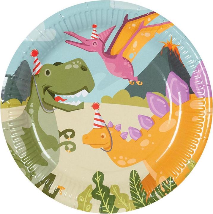 Image du produit Boland Assiettes en carton Dino Party, 10p. (10 x)