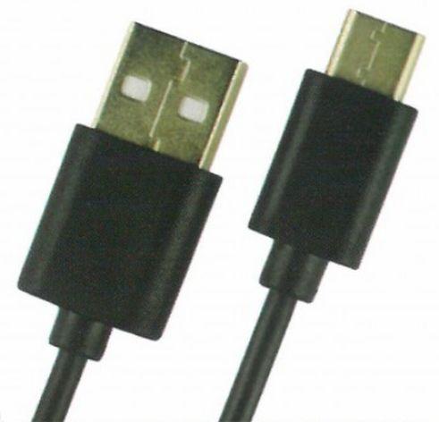 Produktbild SKW solutions Ladekabel USB Typ C schwarz für Android (1 m)