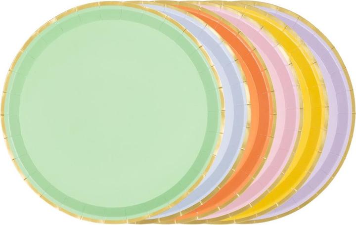 Actual product image Partydeco Farbige Teller (6St.) (6x)