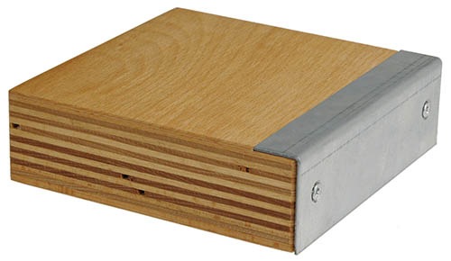 Produktbild Bedrunka & hirth Werkbankplatte mit Stahlkante (Holz)