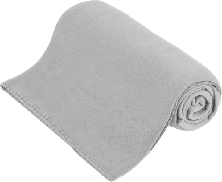 Actual product image Teesa Fleece blanket 130x150 cm - gray (130 x 150 cm)