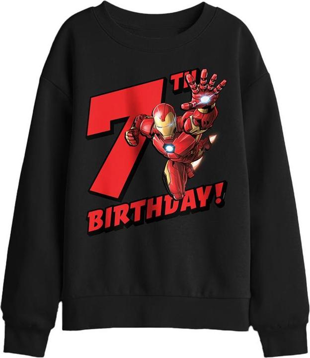 Produktbild Iron Man Sweatshirt 7. Geburtstag (116)