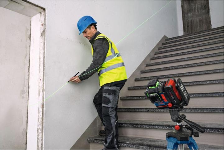 Produktbild Bosch Hausgeräte Bosch Linienlaser EXLL18V-120-33CG, 1 x EXBA18V-40