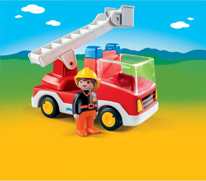 Actual product image Playmobil Fire engine vehicle (6967, Playmobil 1.2.3)