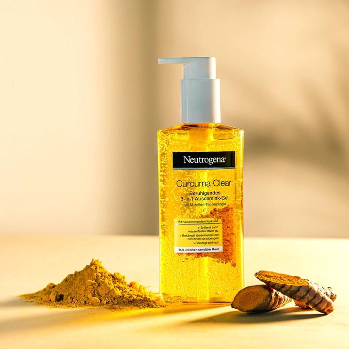 Actual product image Neutrogena Curcuma Clear Soothing Makeup Remover Gel (Cleansing gel, 200 ml)
